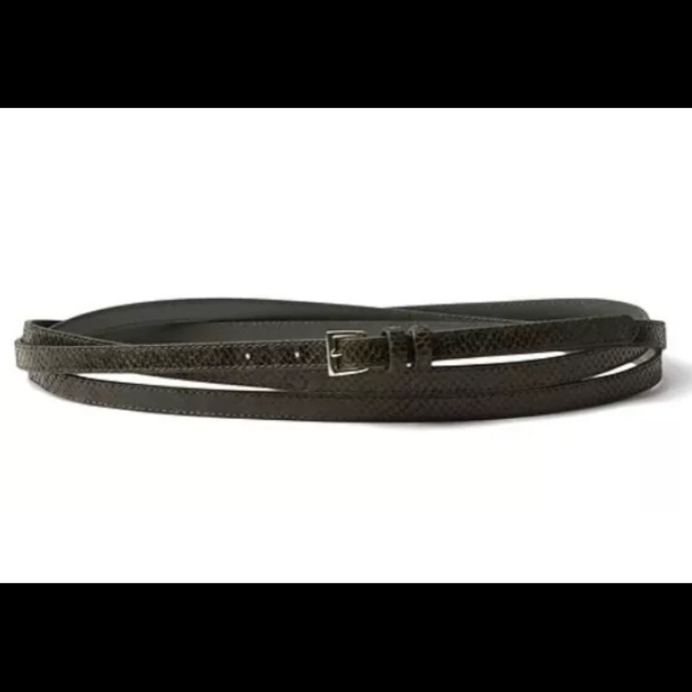 Banana Republic Olivia Palermo wrap skinny belt